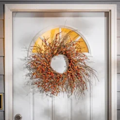 Kirkland's Home Dried Twig And Fall Berry Wreath- Wreaths