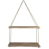 Kirkland's Home Driftwood And Jute Rope Hanging Wall Shelf- Shelves