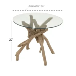 Kirkland's Home Driftwood Branch Base Accent Table- Accent & End Tables
