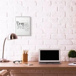 Kirkland's Home Drop Your Drawers Here Framed Wall Plaque- Wall Quotes & Signs