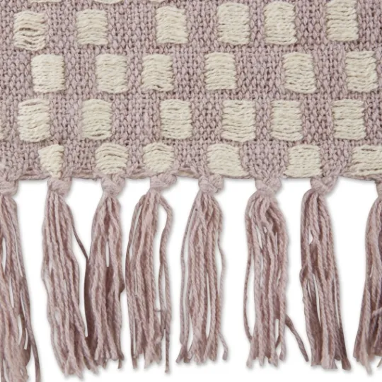 Kirkland's Home Dusty Lilac Urban Check Throw- Blankets & Throws
