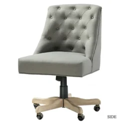 Kirkland's Home Dylan Upholstered Office Chair- Office Furniture