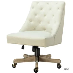 Kirkland's Home Dylan Upholstered Office Chair- Office Furniture