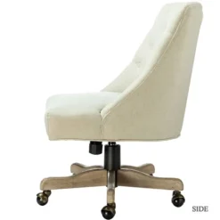 Kirkland's Home Dylan Upholstered Office Chair- Office Furniture