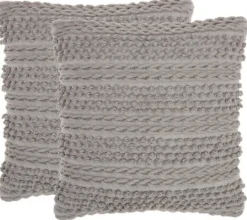 Kirkland's Home Earl Woven Stripes Throw Pillows, Set Of 2- Pillows