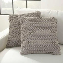 Kirkland's Home Earl Woven Stripes Throw Pillows, Set Of 2- Pillows