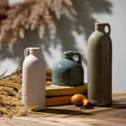 Kirkland's Home Earth Tones Jug Vases, Set Of 3- Vases