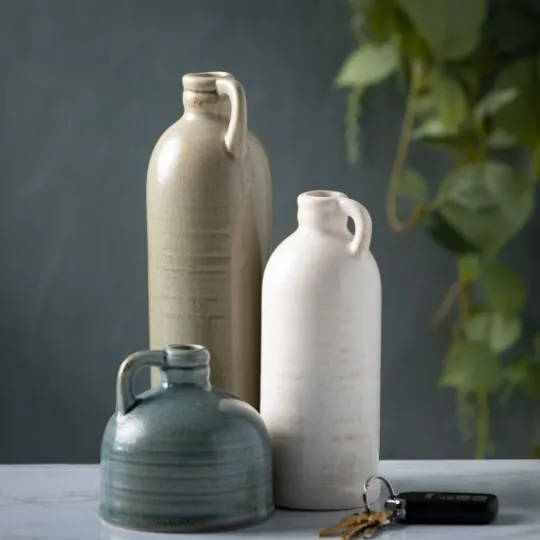 Kirkland's Home Earth Tones Jug Vases, Set Of 3- Vases