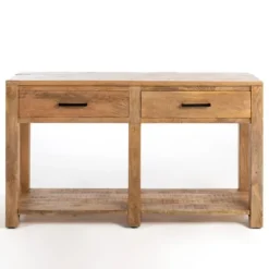 Kirkland's Home Easton Mango Wood Console Table- Console Tables