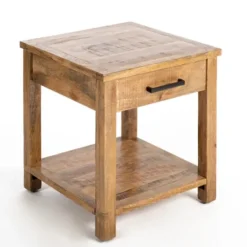 Kirkland's Home Easton Mango Wood Side Table- Accent & End Tables