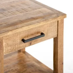 Kirkland's Home Easton Mango Wood Side Table- Accent & End Tables
