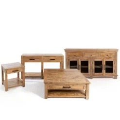 Kirkland's Home Easton Mango Wood Side Table- Accent & End Tables
