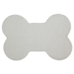 Kirkland's Home Eat Play Love Bone-Shaped Pet Bowl Mat- Kitchen & Floor Mats