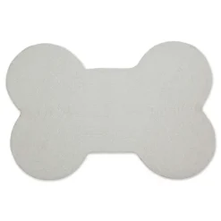 Kirkland's Home Eat Play Love Bone-Shaped Pet Bowl Mat- Kitchen & Floor Mats