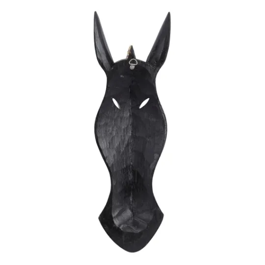 Kirkland's Home Ebony Dot Art Zebra Mask Wall Sculpture- Wall Plaques