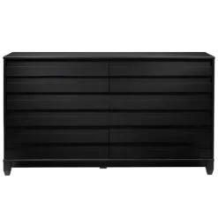Kirkland's Home Eco Pine Wood Channeled Drawer Dresser- Dressers & Chests