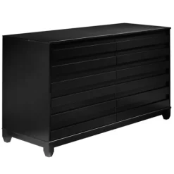 Kirkland's Home Eco Pine Wood Channeled Drawer Dresser- Dressers & Chests