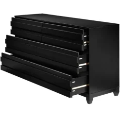 Kirkland's Home Eco Pine Wood Channeled Drawer Dresser- Dressers & Chests