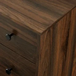 Kirkland's Home Eden Dark Walnut Tapered Legs Dresser- Dressers & Chests