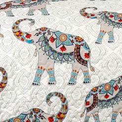 Kirkland's Home Elephant Sherpa Throw Blanket- Blankets & Throws