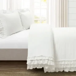 Kirkland's Home Ella Ruffle 3-Pc. Full/Queen Duvet Set- Duvets