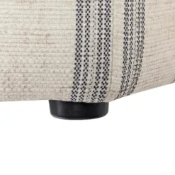Kirkland's Home Ellen Stripe Martha Stewart Cocktail Ottoman- Benches & Ottomans