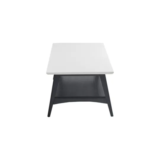 Kirkland's Home Ellis Black And White Wood Coffee Table- Coffee Tables