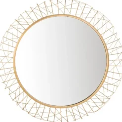 Kirkland's Home Elsie Gold Abstract Wall Mirror- Decorative Mirrors