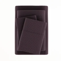 Kirkland's Home Embossed Checkered 3-Pc. Twin Sheet Set- Bed Sheets