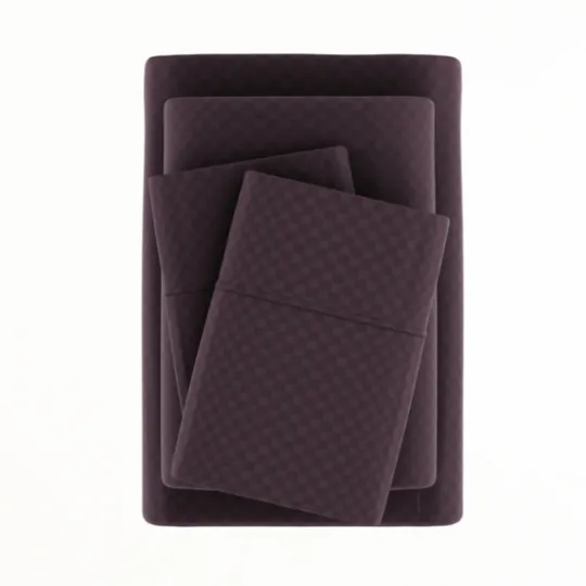 Kirkland's Home Embossed Checkered 3-Pc. Twin Sheet Set- Bed Sheets