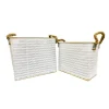 Kirkland's Home Embossed Metal Bins, Set Of 2- Baskets & Boxes