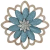 Kirkland's Home Embossed Metal Flower Wall Plaque- Wall Plaques