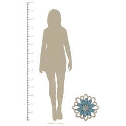 Kirkland's Home Embossed Metal Flower Wall Plaque- Wall Plaques