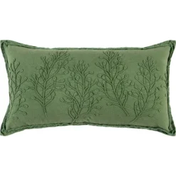 Kirkland's Home Embroidered Botanical Pillow- Pillows