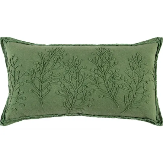 Kirkland's Home Embroidered Botanical Pillow- Pillows