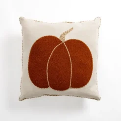 Kirkland's Home Embroidered Pumpkin Pillow- Pillows
