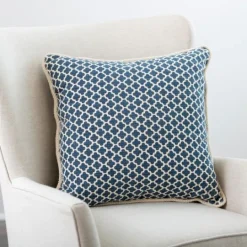 Kirkland's Home Embroidered Rope Edge French Claudia Pillow- Pillows