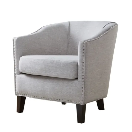 Kirkland's Home Emery Barrel Accent Chair- Accent Chairs