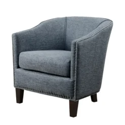 Kirkland's Home Emery Barrel Accent Chair- Accent Chairs
