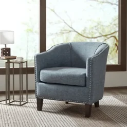 Kirkland's Home Emery Barrel Accent Chair- Accent Chairs