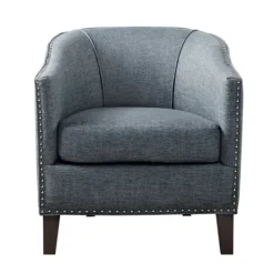 Kirkland's Home Emery Barrel Accent Chair- Accent Chairs