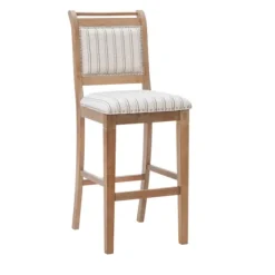 Kirkland's Home Emma Bar Stool With Nailhead Trim- Bar Stools & Counter Height Stools