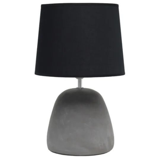 Kirkland's Home Emma Concrete Table Lamp With Shade- Table Lamps