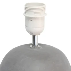 Kirkland's Home Emma Concrete Table Lamp With Shade- Table Lamps