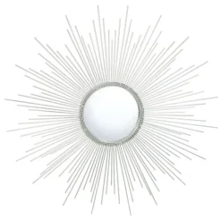 Kirkland's Home Emme Silver Sunburst Wall Mirror- Decorative Mirrors