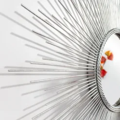 Kirkland's Home Emme Silver Sunburst Wall Mirror- Decorative Mirrors