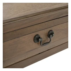 Kirkland's Home Emory Natural Single Drawer Accent Table- Accent & End Tables