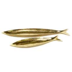 Kirkland's Home En Coastal Fish 2-Pc. Decorative Tray Set- Decorative Trays