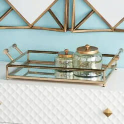 Kirkland's Home En Glammed Mirror Decorative Tray- Decorative Trays