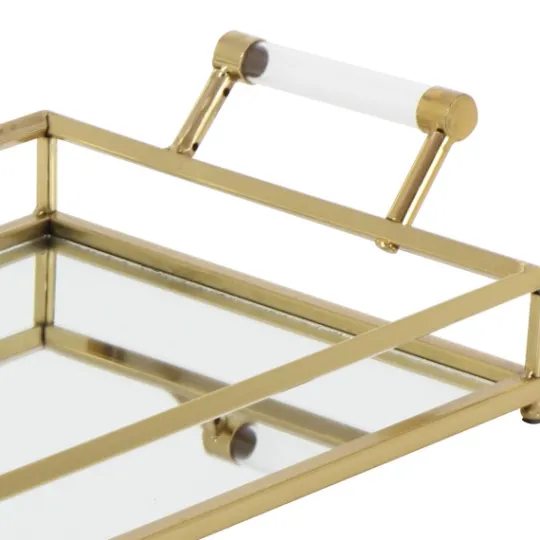 Kirkland's Home En Glammed Mirror Decorative Tray- Decorative Trays